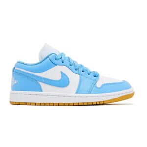 Nike Air Jordan 1 Low White Gum Dark Powder Blue DC0774-104 Women's Size 9.5